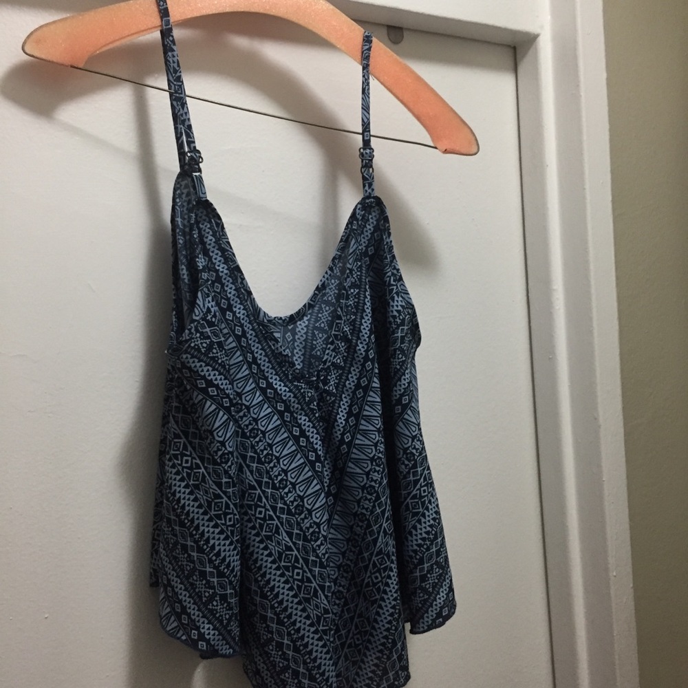 Paisley print crop top